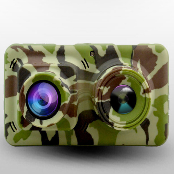 1080P Dual Lens Camouflage Infrared Night Vision Camera with 4.5