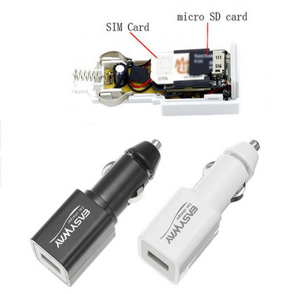 Mini Portable Car Charger GPS Locator GSM GPRS Real Time Tracking Device Listen to recording equipment