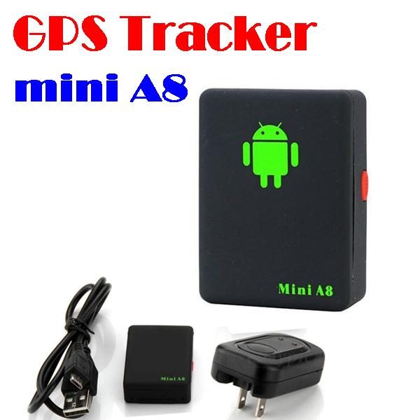 Mini A8 Car GPS Tracker Global Real Time 4 Frequency GSM/GPRS Security Auto Tracking Device Support Android For Children Pet Vehicle