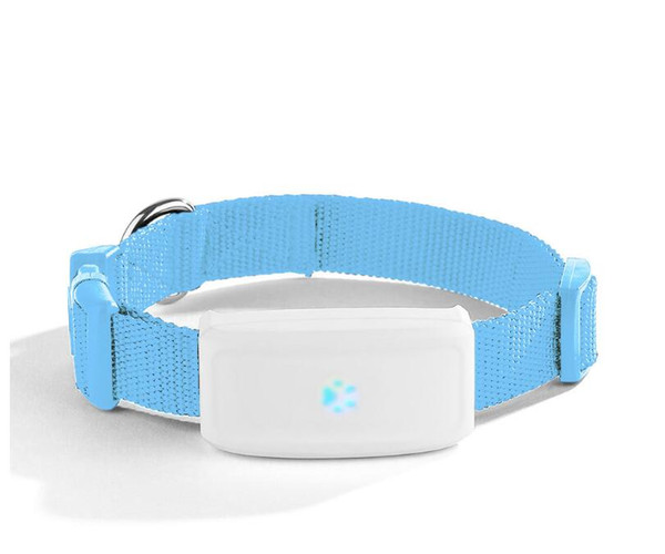 Mini Anti lost gps tracker pet children dog collar multi colors sim card geo-fence alarm dual mode location GSM/GPS