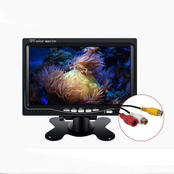 7 Inch HD Video Displays TFT LCD Rear View Monitor For Car Backup Camera Kit & Home Surveillance Security System