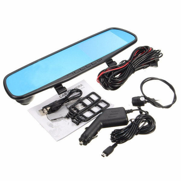 Hot M068 3.8 Inch 1080P HD 140 Angle Night Vision Car Rear View Mirror Camera Dash Cam Video Recorder Reverse Backup Camera