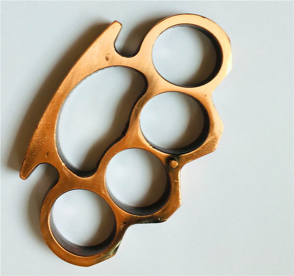 Thick Brass Knuckles Knuckle Duster Gold Silver Black Free Shipping