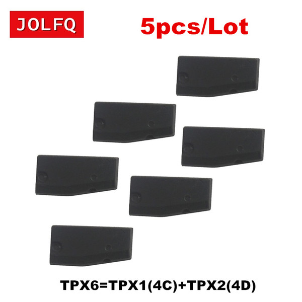 5 pieces High quality Car key chip TPX6 Transponder chip=TPX1(4C)+TPX2(4D) carben ( can repeat copy)