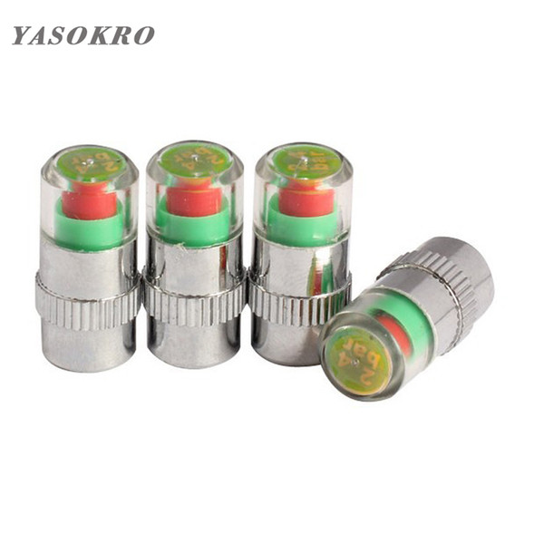 4PCS/lot 2.0 Bar 30PSI Car Auto Tire Pressure Monitor Valve Stem Caps Sensor Indicator Eye Alert Diagnostic Tools Kit