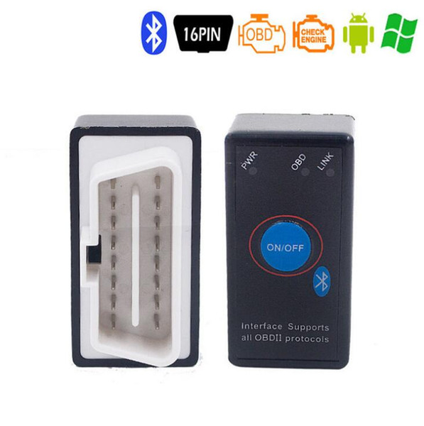 EML327 V1.5 Bluetooth OBD2 Code Reader Car Diagnostic Tool Adapter ELM327 Power Switch Car Diagnostic Scanner