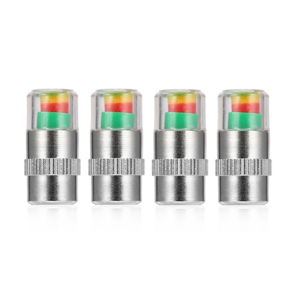 4PCS 2.0Bar 30PSI Car Auto Tire Pressure Monitor Valve Stem Caps Sensor Indicator Eye Alert Diagnostic Tools Kit