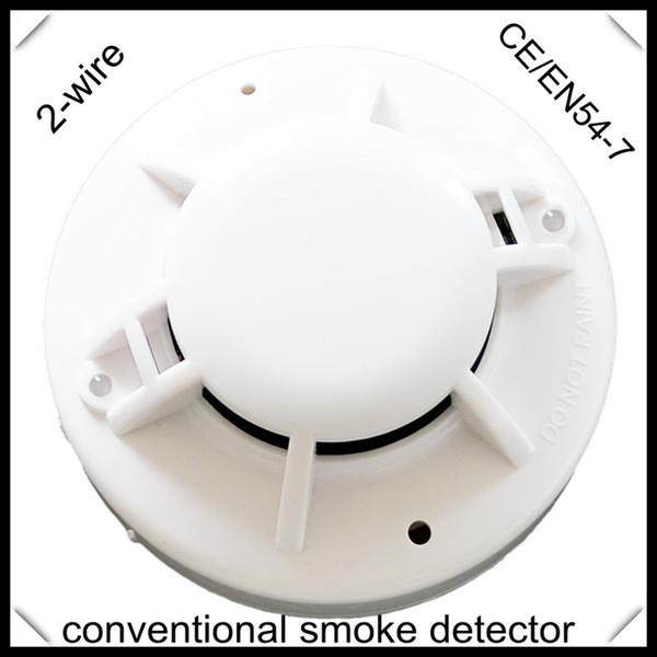 Hot sale DC9V-28V 2-wire conventional photoelectric smoke sensors smoke detector for any conventional fire alarm panel