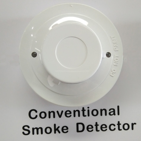 DC powered security product 2-wire conventional smoke alarm sensor suitable for conventional fire alarm control panel