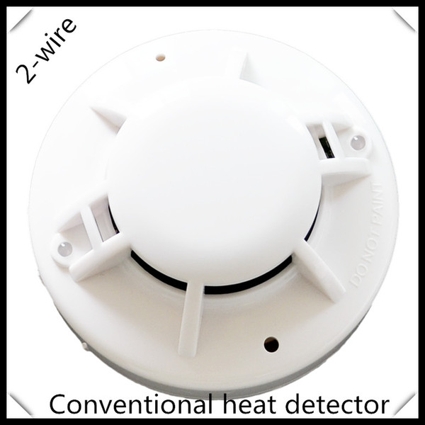 conventional heat detector fixed temperature sensor alarm WT105 2-wire compatible with conventional fire alarm control panel