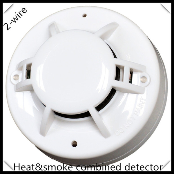 2 wires conventional smoke heat combined detector multi alarm smoke and heat sensor fire detector ceiling mouted