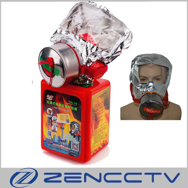 Hot Sale 30 Minutes Smoking Mask Smoke Fire Escape Mask Emergency Hood Oxygen Gas Masks Respirators