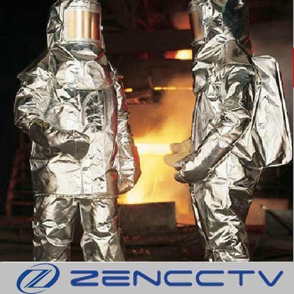 New 1000 Series Aluminized Aircraft Rescue Fire Fighting Approach Suit Bunker Firefighter Uniform proximity High Quality Thermal Radiation H