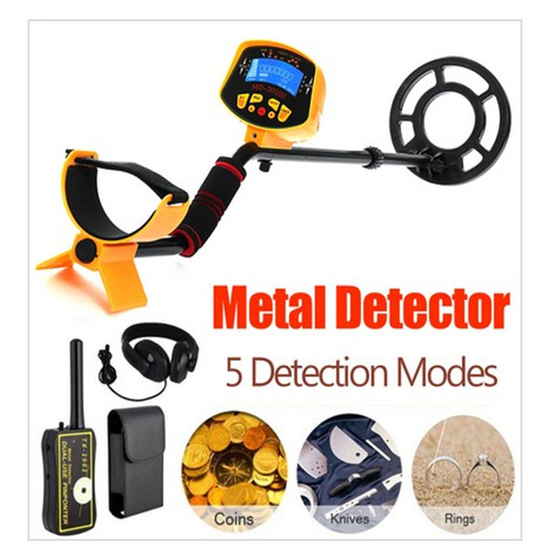 MD-3010II Underground Metal Explorer Field Exploration Archaeology Search for Gold and Silver Treasure Instrument Ten Headphones and Ten Han