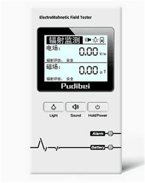 Electromagnetic radiation detector home computer switchsocket and other electromagnetic wave radiation monitor tester