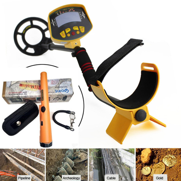 MD-3010I+GP-POINTER- liquid crystal display underground metal detector archaeology gold detector