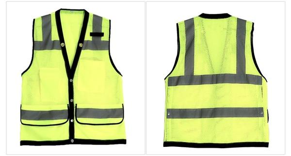 Roadway safety clothing Reflective vest reflective sports jacket High Visibility Reflective Jacket Gear