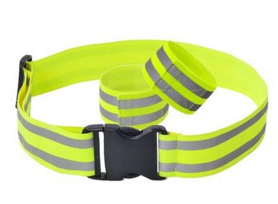 Cycling night running 5CM wide adjustable elastic band reflective safety belt can be customized LOGO wholesale Highl
8000
ight reflective