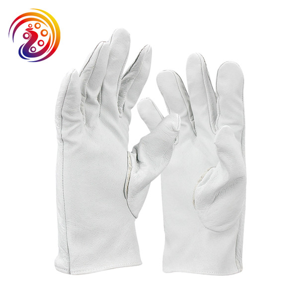 OLSON DEEPAK Pigskins Drivers Work Goves Factory Driving Climbing Gardening Protective Work Glove For Men an Women 206