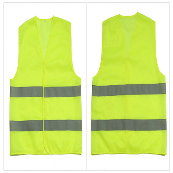 High Visibility Working Safety Construction Vest Warning Reflective traffic working Vest Green Reflective Safety Clothing LJJC1792 50pcs