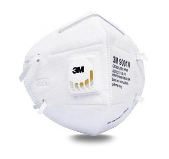 promotion 3M 9001V Anti Haze Mask Respirator with Valve Anti PM 2.5 Electrostatic Filtration Fit Face Foldable Mask