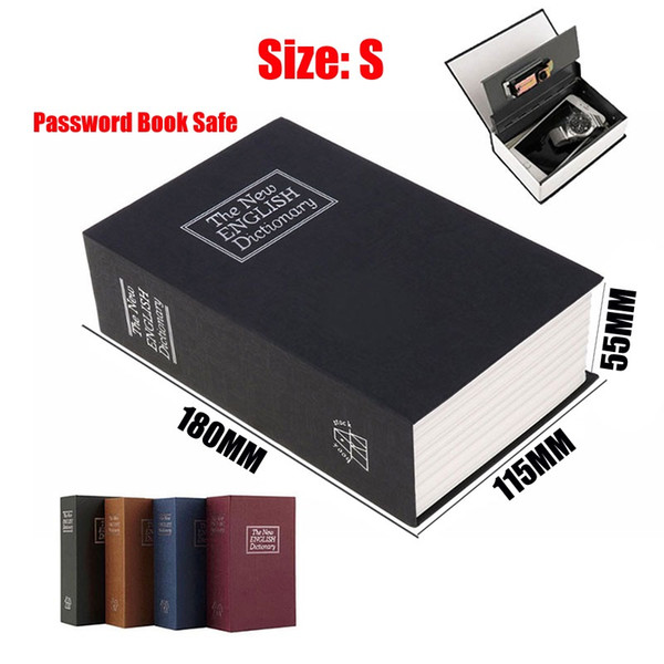 TCT 1pc Safe Box Piggy Bank Secret Book Case For Coin Money Stash Security Hidden Safes Cashb Storage Jewellery Digital Password Locker