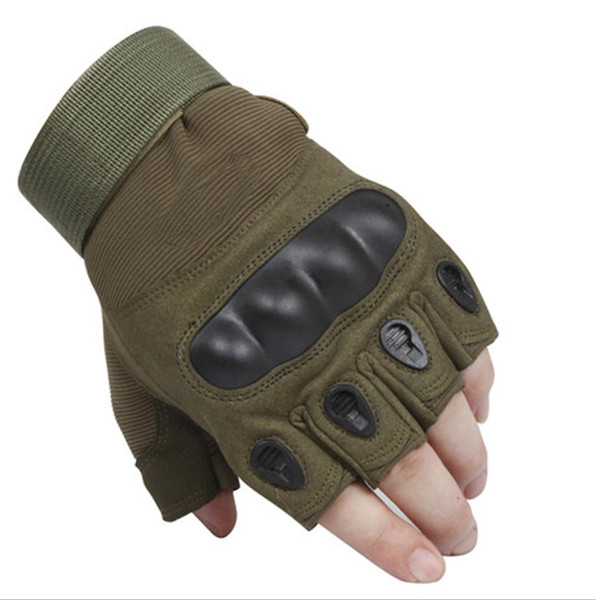 New tactical outdoor cycling half gloves black hawk O enthusiasts climbing anti-skid gloves for fitness