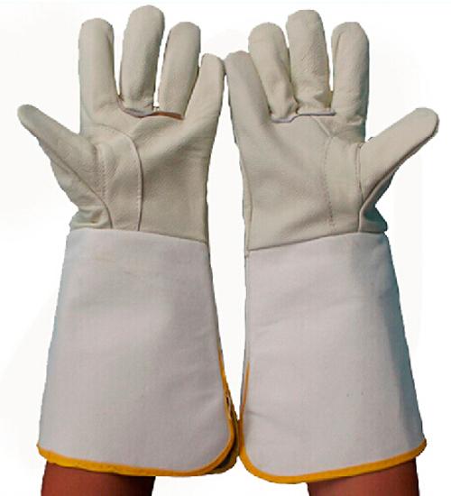 Free Shipping Hot Sales Leather Welding Glove Long Protective Glove Personal Protective Arm and Hand Gloves Welder Working Gloves