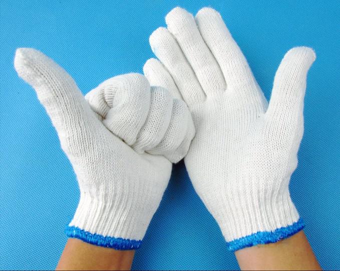 Send free fedex - 1000 PCS thread cotton gloves labor insurance gloves gloves work gloves gloves high-quality goods for export