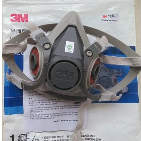 Free Shipping 3M 6200 reusable Respirator Painting Spraying half Face/Gas Mask