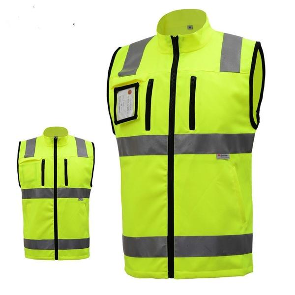 2019 Visibility Jacket Reflective Safety Vest Safety Clothing Working Clothes Provides High Visibility Day & Night For Running