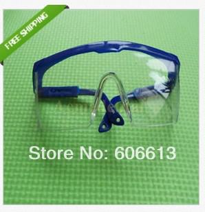 New Adjustable Blue Frame Dental Protective Eye Goggles Safety Glasses ,20pcs/lot, Free Shipping