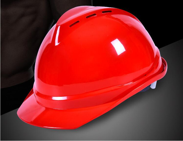 Engineering thick breatha site protection helmet ABS project leadership construction helmet factory customization multiple colors available