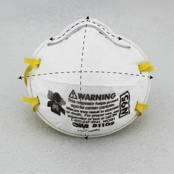 3M 8110S Safety Protective Mask Particulate Respirator Health Care Against Certain Non-oil Based Particles N95 Standard