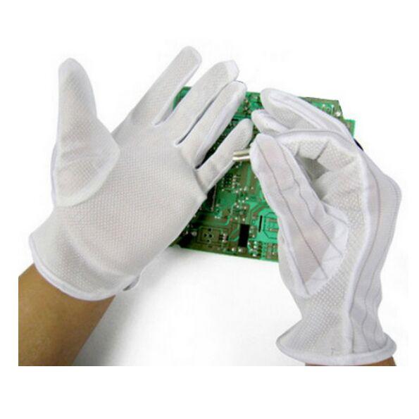 Anti static Glove PC computer ESD Safe universal work Gloves Electronic Anti skid gloves for Finger protection 10 pairs/lot