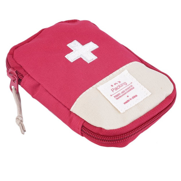 Mini Empty Outdoor Camping First Aid kit Emergency Medicine Bag Home Survival Portable Striking Cross Symbol First Aid Kit Bag