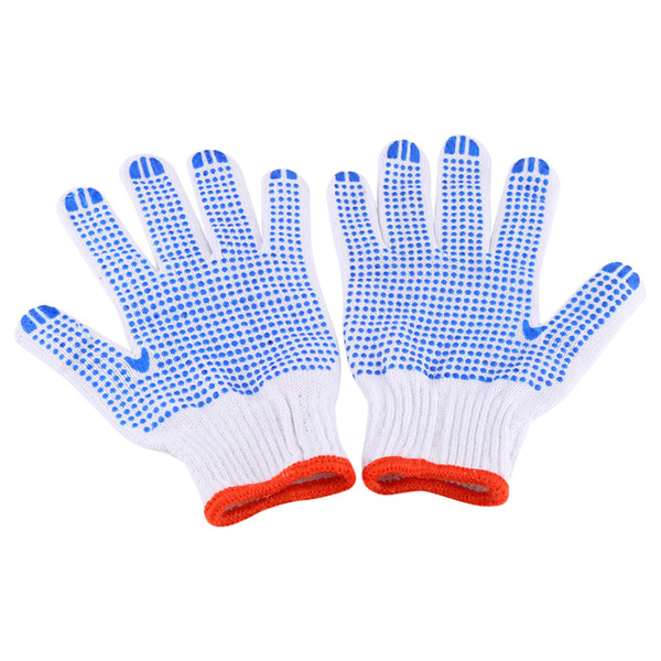 12pair wear-resistant slip-resistant cotton safety gloves working gloves Cut-resistant Anti slip Abrasion Safety Gloves