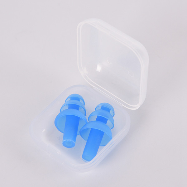 3pairs/lot silicone earplugs Noise Reduction swimming earplugs soundproof for men women child Travel Sleeping