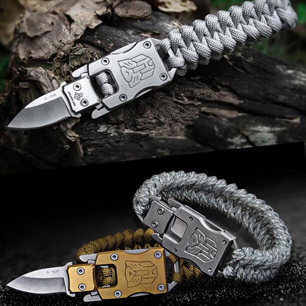 3pcs/lot Outdoor Survival Bracelet Umbrella Rope Multi Function EDC Tactical Knife 7 Core Army Camouflage Parachute Cord