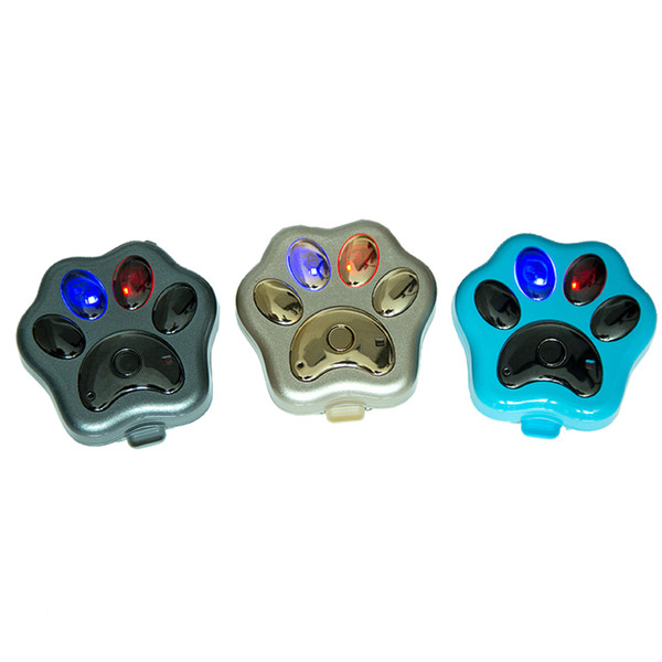 Universal Portable Dog Paw Shape Real Time Smart GPS Tracker Blue / Black / Gold for Optional ACA_129