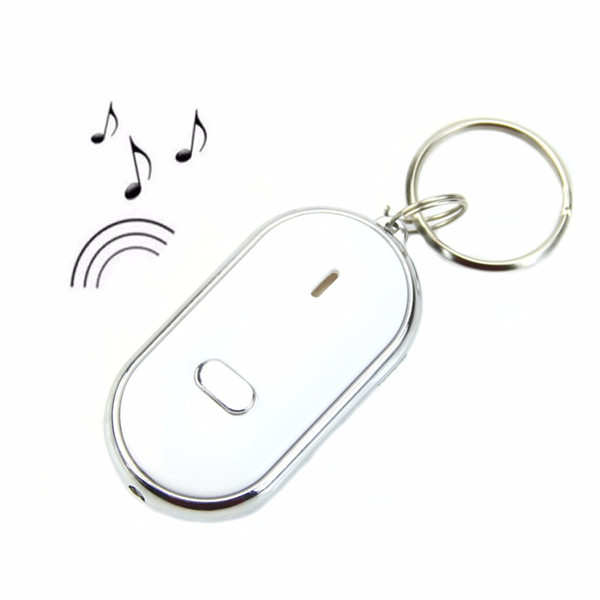 new LED Whistle Key Finder With Key Chain Discoverer Detector Prevent Key Lost Inductor Whistle Sound Control