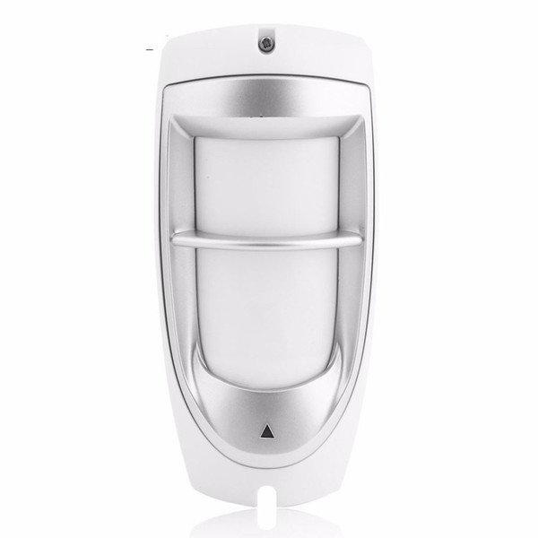 Freeshipping IP45 Waterproof Pet Immunity Outdoor Digital Motion Dual PIR Detector 90 degree Dual Optical Filtering Sensor System White