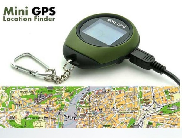 Mini Handheld GPS POI Outdoor Sport Navigation Tracker Keychain Mini GPS tracker Navigation USB Rechargeable For Outdoor Sport Travel