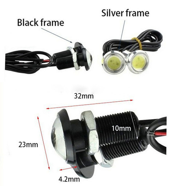 LED Eagle eye 23mm lamp12v Car led DRL Daytime Running light source Parking Warning Light