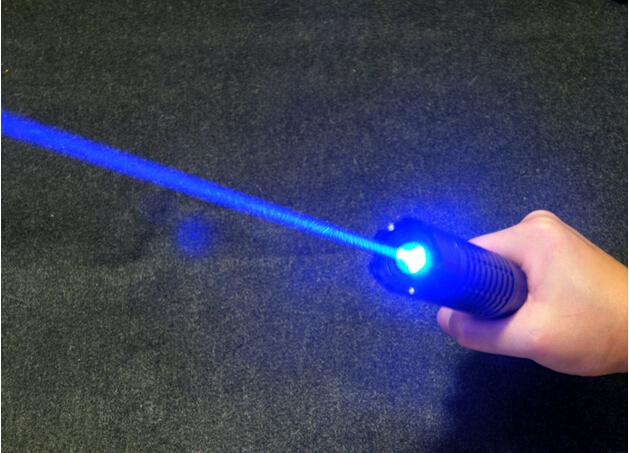 NEW high power THOR M focusable blue laser pointers 450nm powerful Lazer+5 star caps Free Shipping