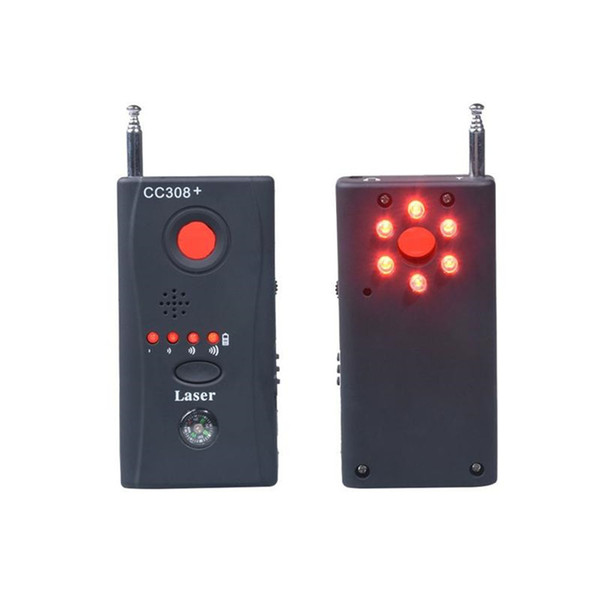 Wholesale CC308+ Wireless Camera Lens Detector Radio Wave Signal Detect Camera Full-range WiFi RF Singnal Bug Laser GSM Device Finder