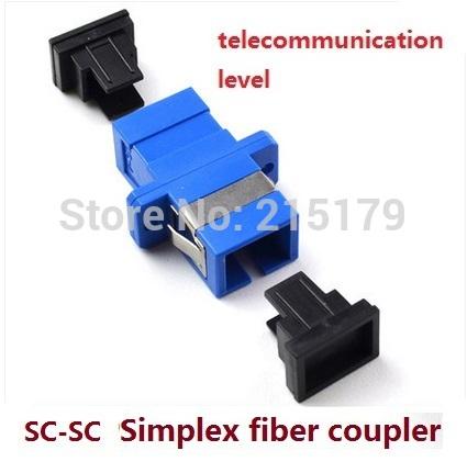 SC-SC Single flange SC fiber coupler flange optical fiber connector adapter in telecom level