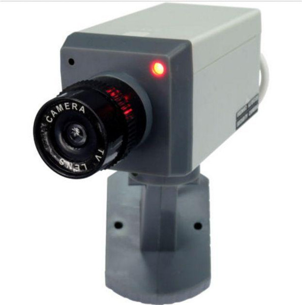 AB-BX-01Y1 Motion Activated Motorized Dummy Security Camera with Swivel Action