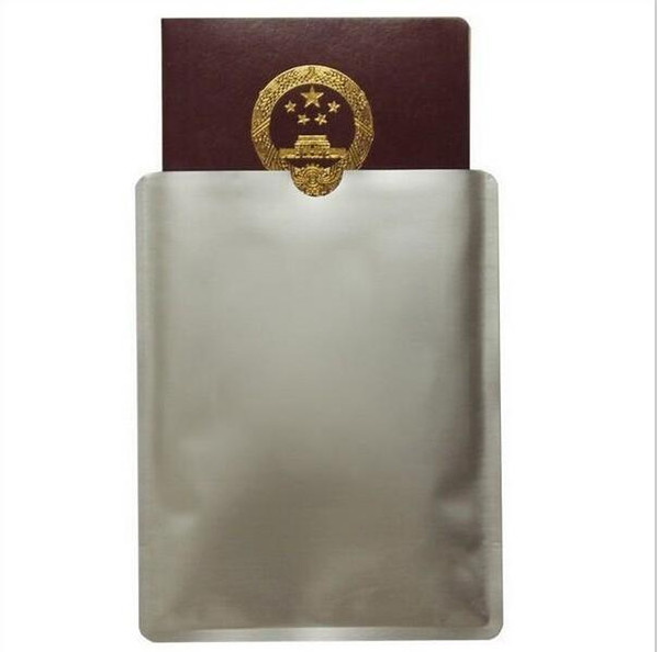 Free shipping blank rfid sleeve for passport Protector RFID Secure Aluminum Sleeve