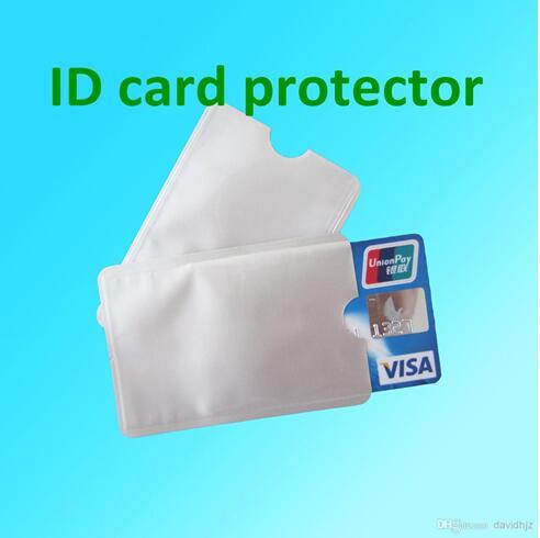 Anti Theft Credit Card Protector RFID Blocking Aluminum Safety Sleeve